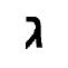 das hebrische Symbol fr die drei